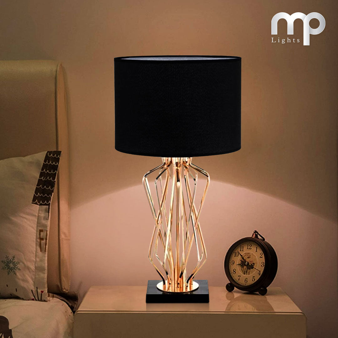 Golden Noir Table Lamp