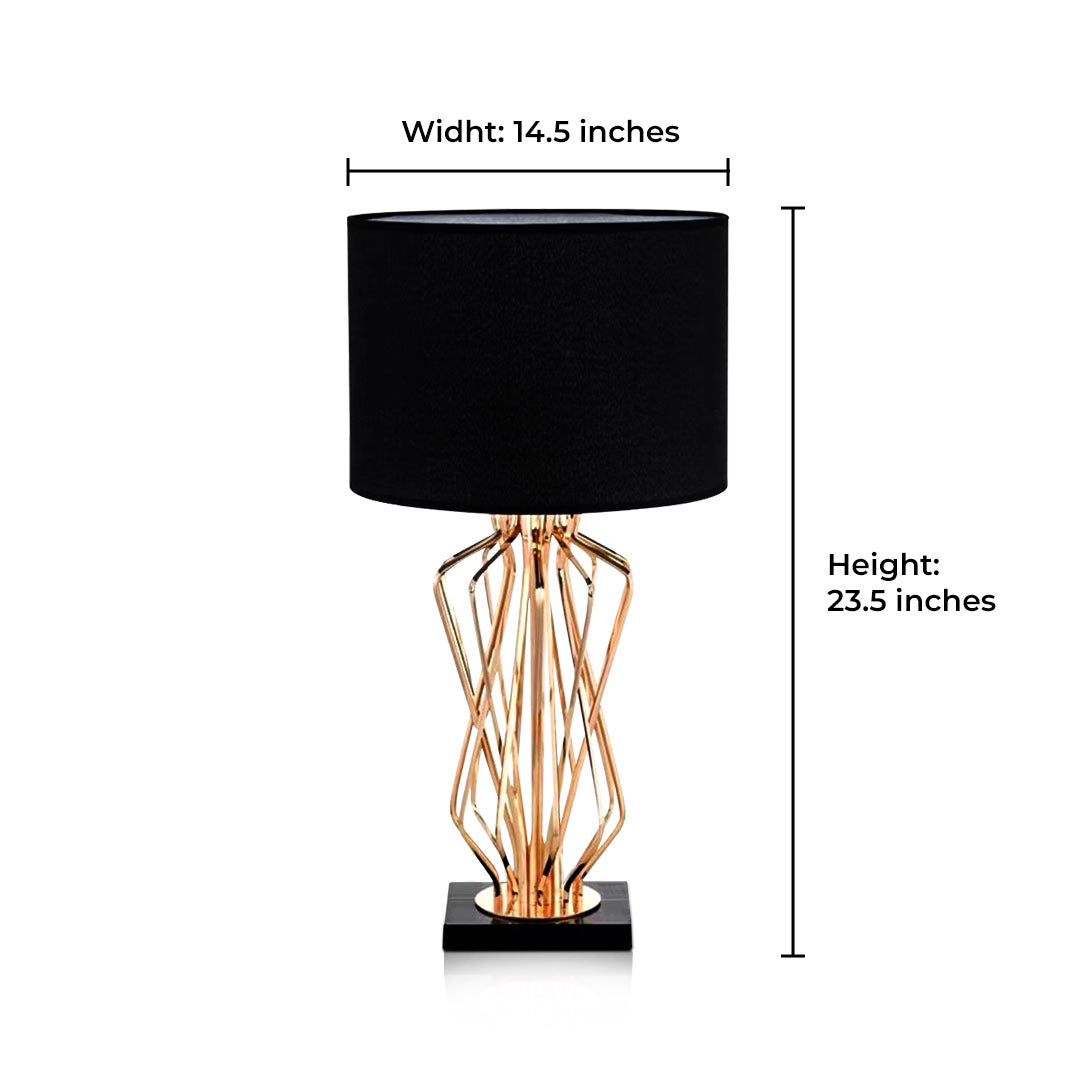 Golden Noir Table Lamp