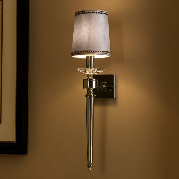 The Crystal Mirror Wall Sconce