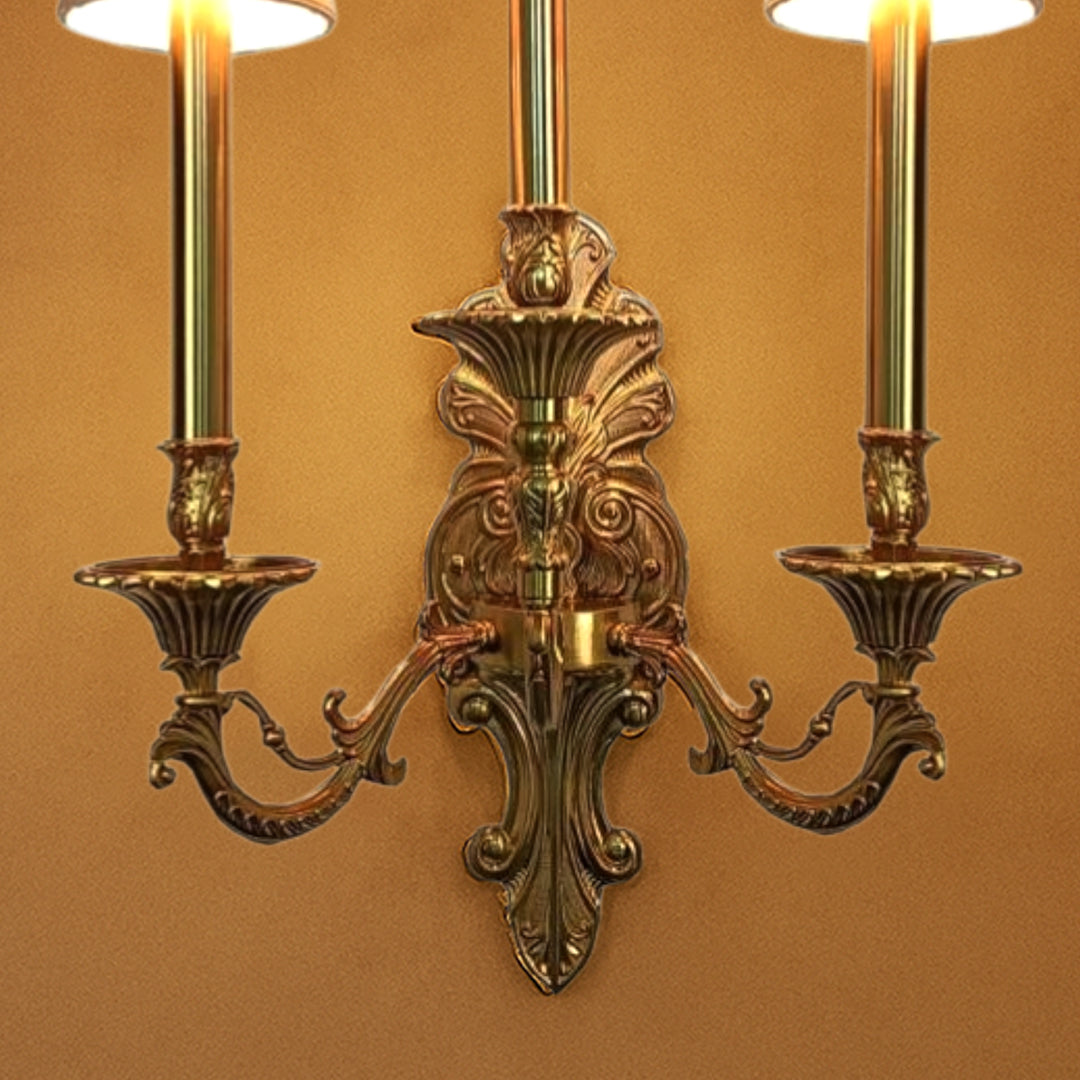 The Golden Trident Wall Sconce