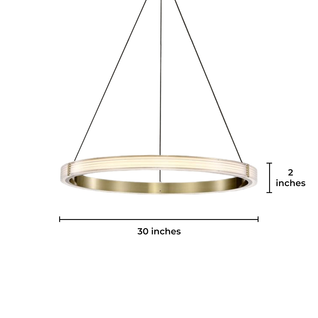 The Heavenly Hoop Pendant Light