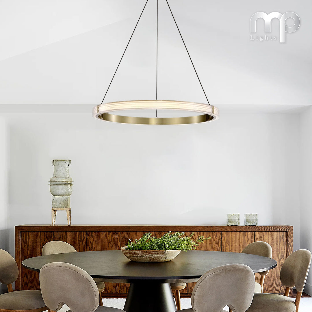 The Heavenly Hoop Pendant Light