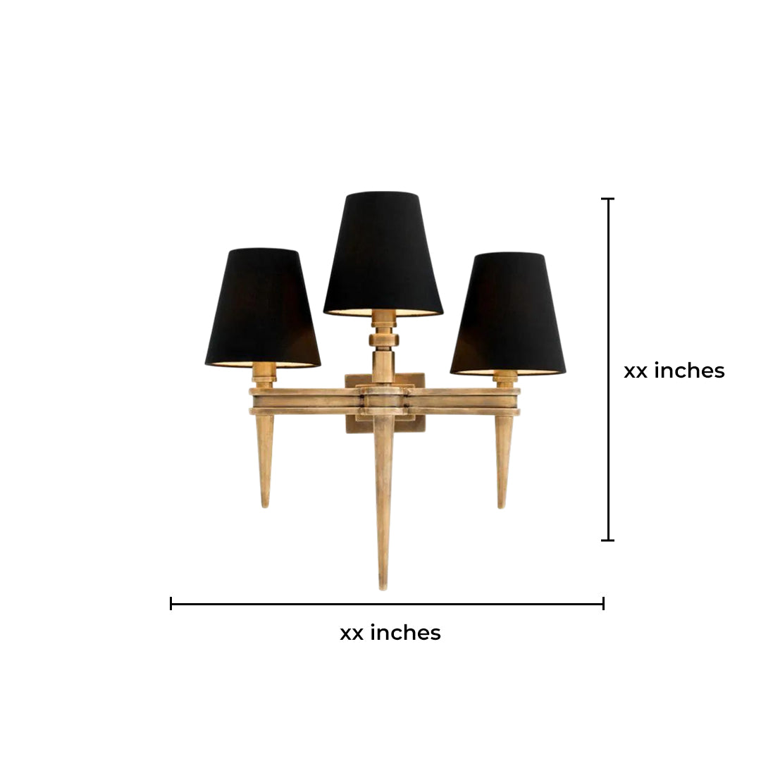 Triple Crown Wall Sconce