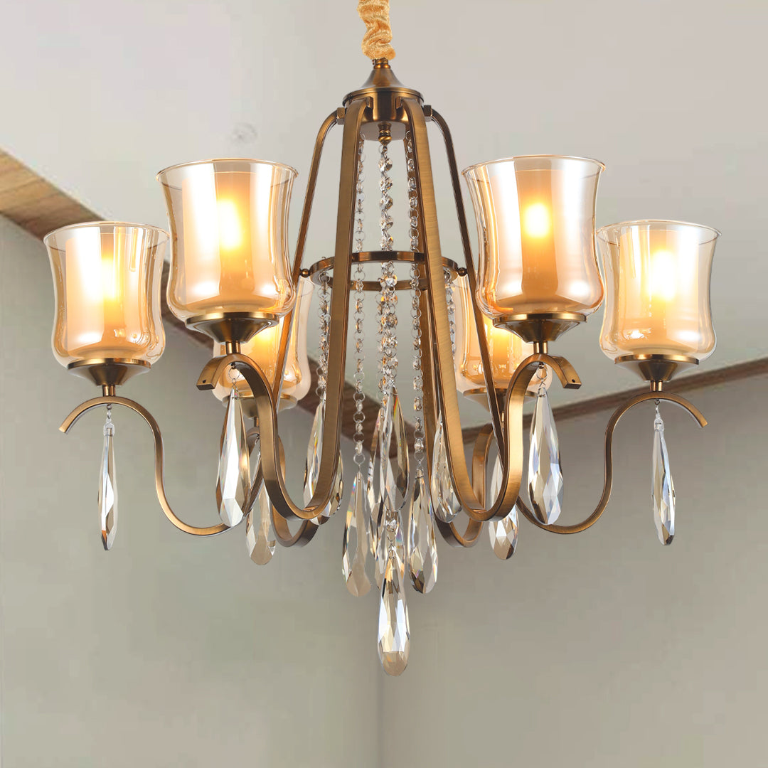 Utopia Glass Chandelier