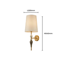 Noble Spindle Wall Sconce